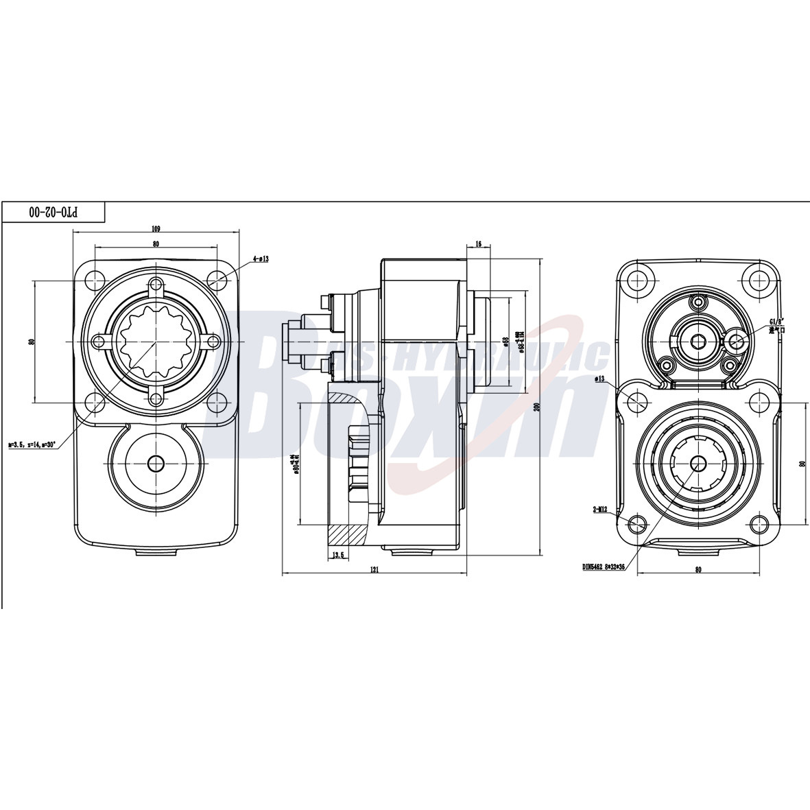 Business Cooperation Opportunities for PTO-03 284Nm Power Take Off Trade Partners drawing image