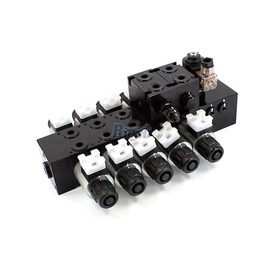 DCV56-H Solenoide 5 Carreteis Válvula direcional seccional image