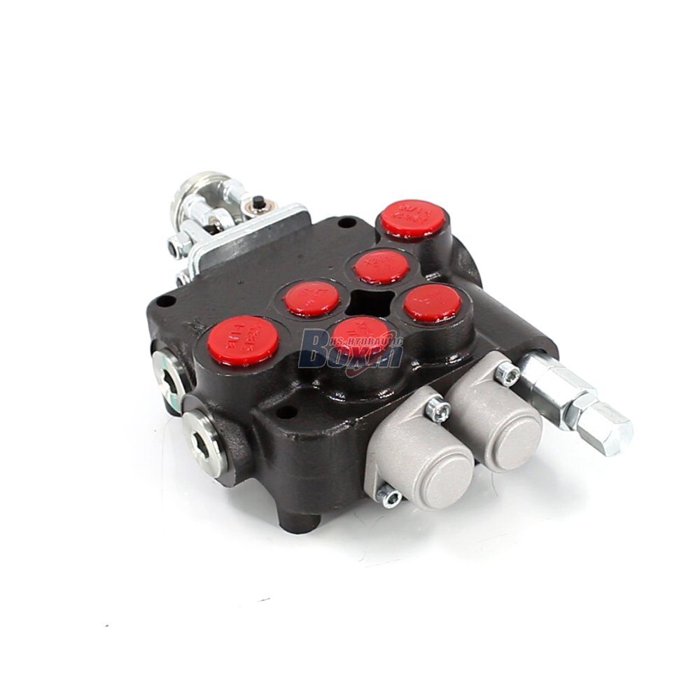 P80-U1-J2OT Joystick 2 Carreteis Válvula Direcional Monobloco
