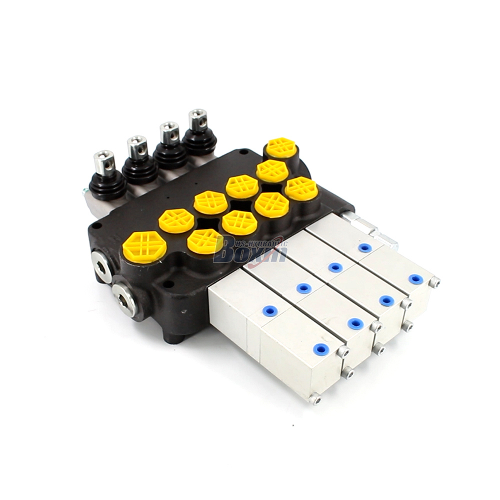P80Q-G-4OT Pneumático 4 Carreteis Válvula Direcional Monobloco