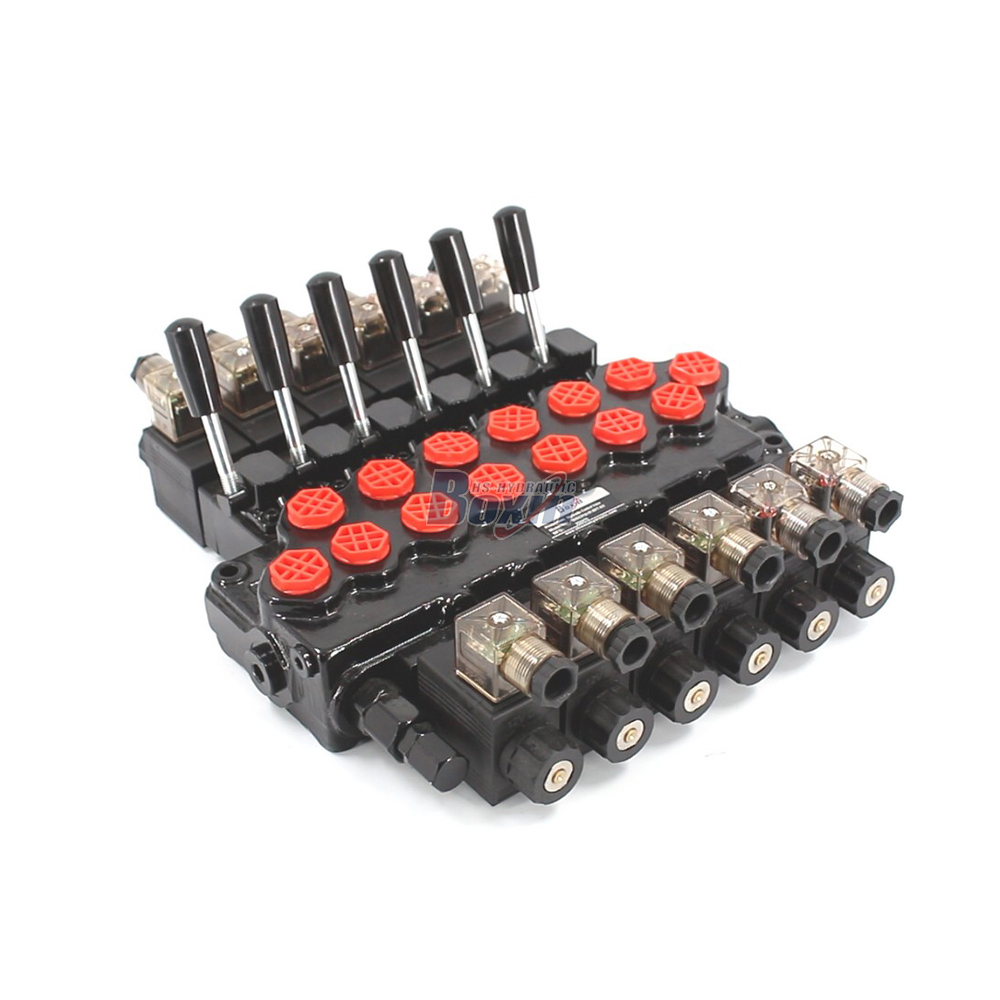 SD5-PG2 Solenoide 6 Carreteis Válvula Direcional Monobloco