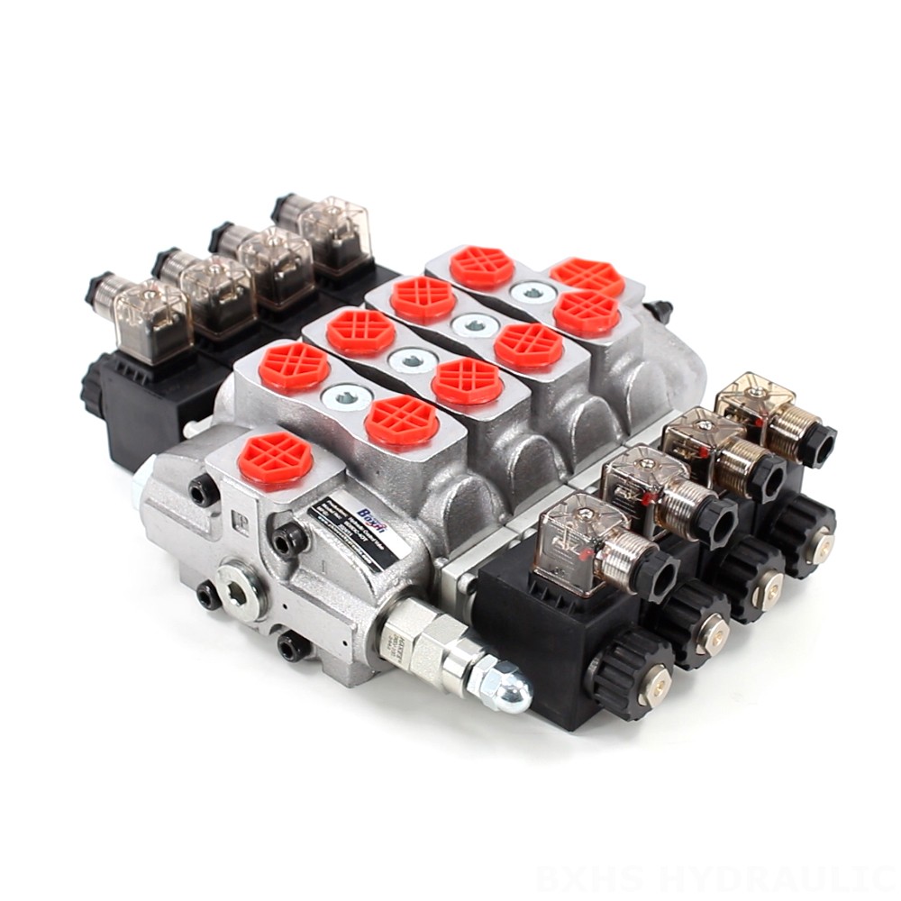 SD8 Solenoide 4 carretéis Válvula direcional seccional image