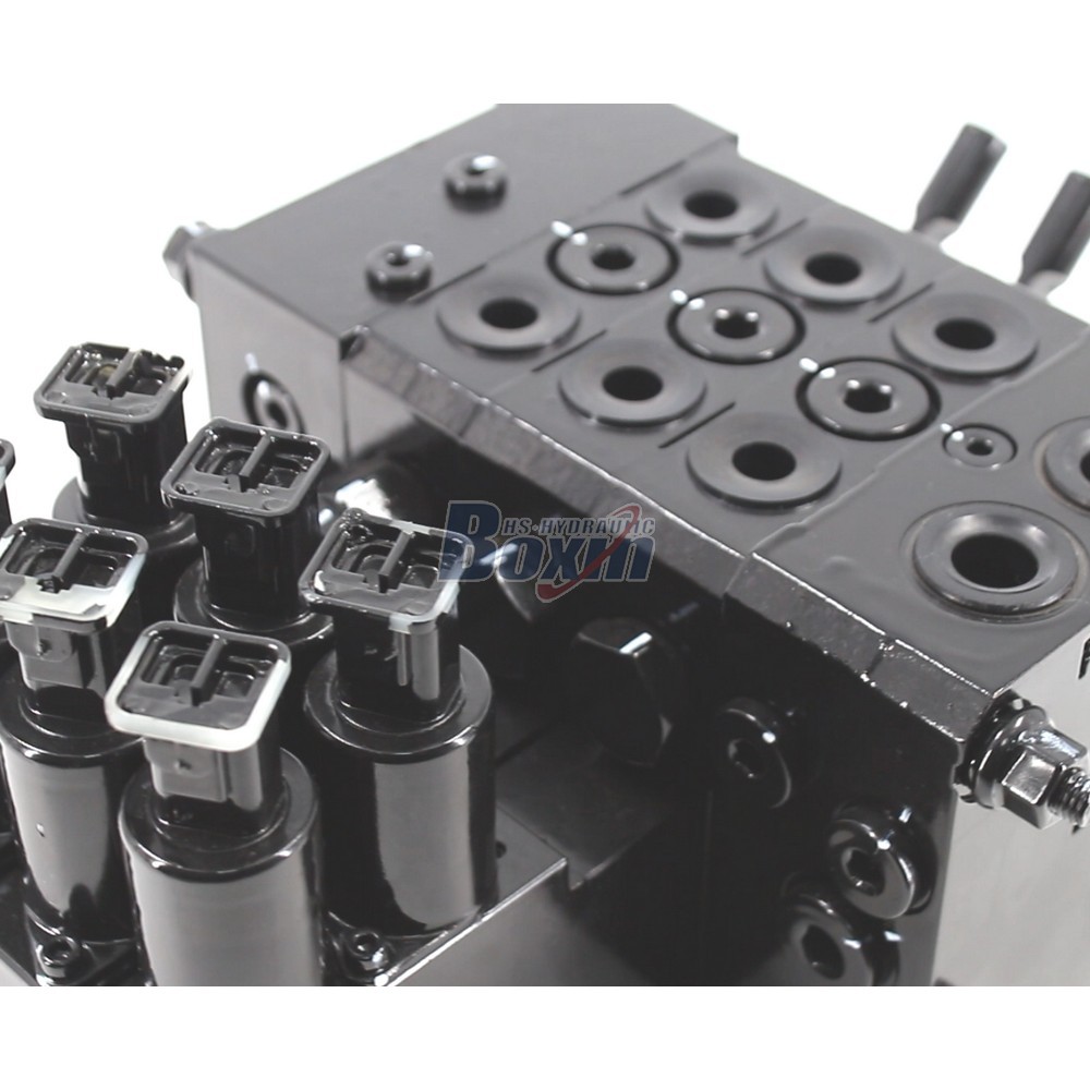 Industrial Grade DCV55 Electro-hydraulic 3 Spool Directional Valve detail image