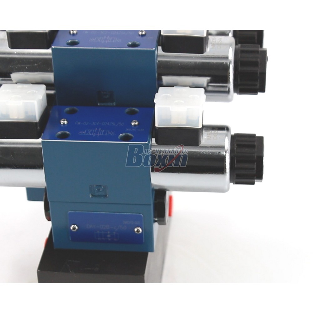 HSBS06 Hydraulic Solenoid Valve with 3 Spool Configuration detail image