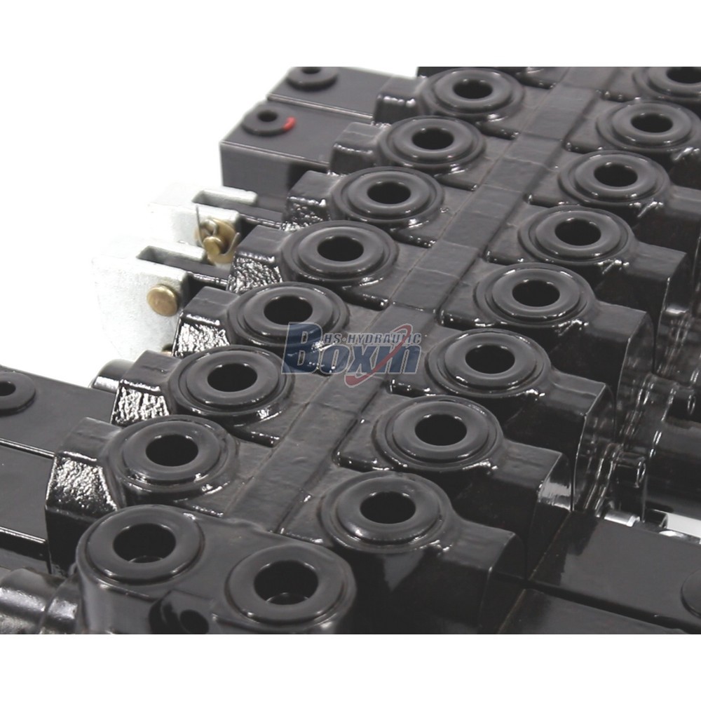 8 Spool Hydraulic Directional Control Valve HSW50 Manual Override detail image