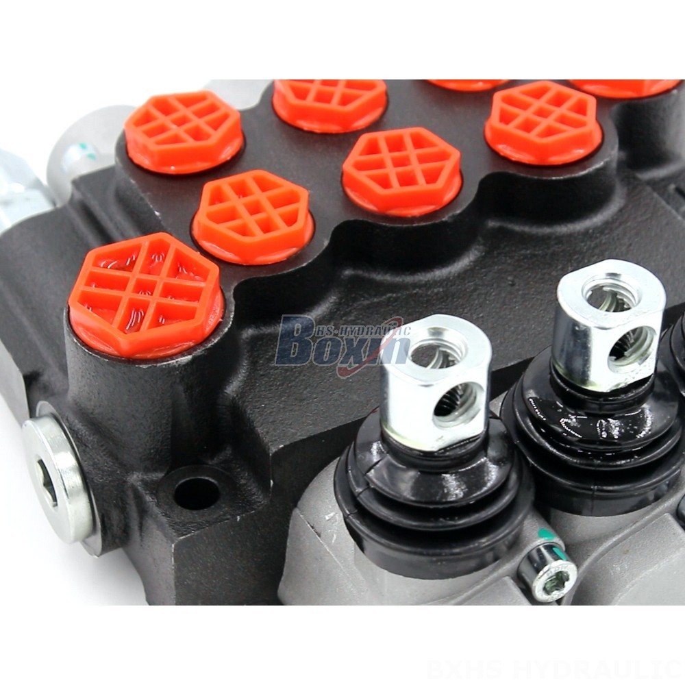 P40-G12-G38-2OT-QTW Manual 3 Spool Monoblock Directional Valve | Wholesale & Manufacturing detail image