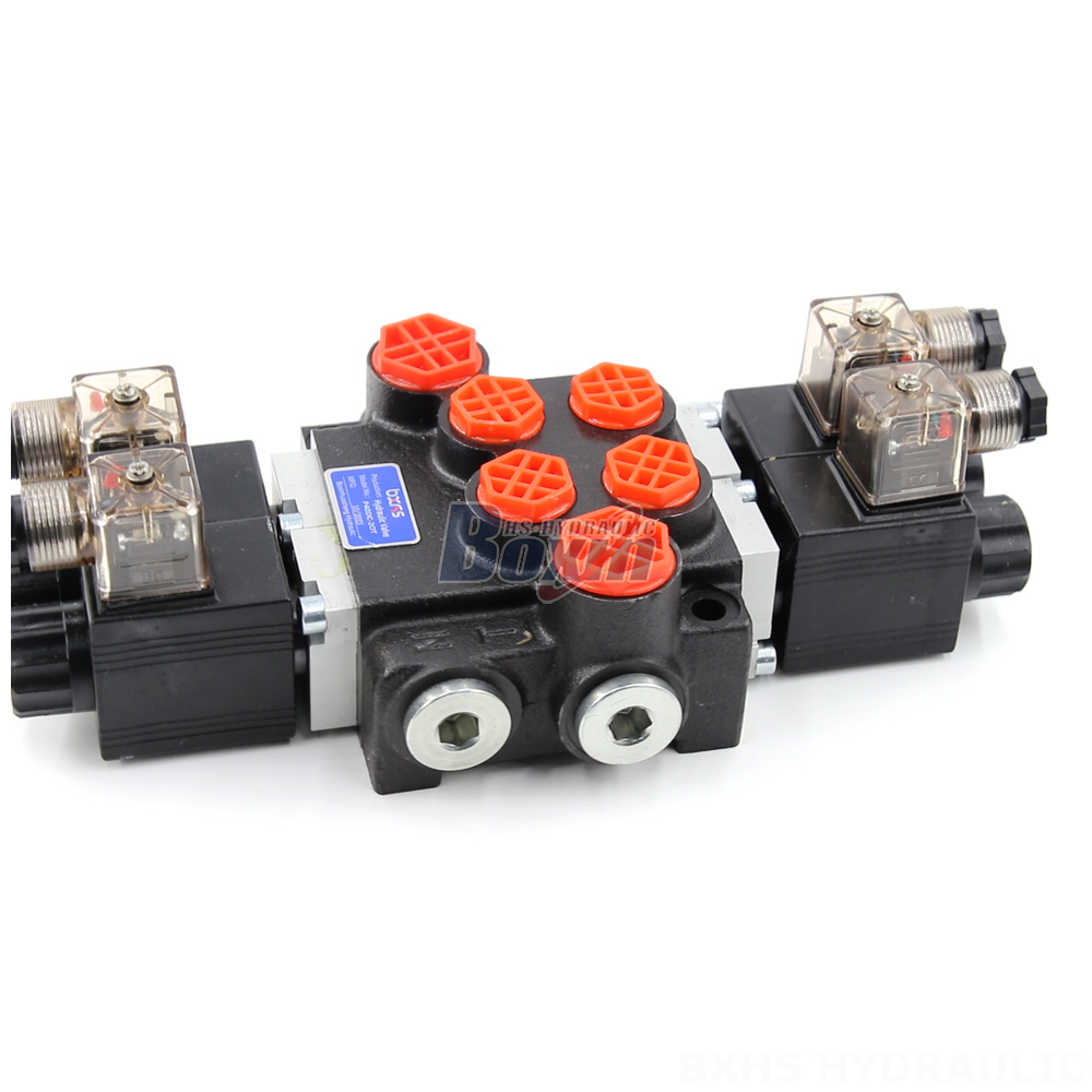 OEM P40 Solenoid 2 Spool Monoblock Directional Valves detail image