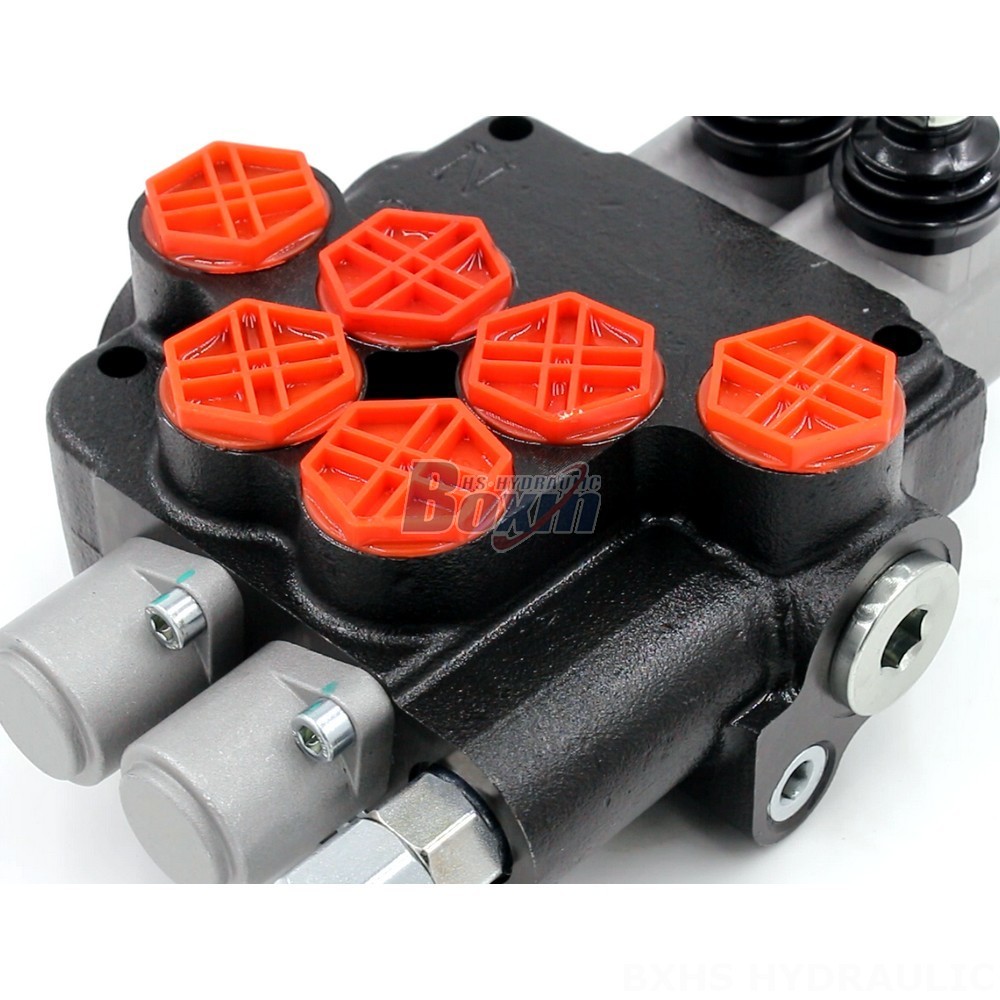 P80-G34-2OT Manual 2 Spool Monoblock Directional Valve detail image
