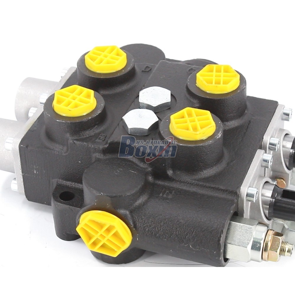 Durable RD5200NPT-2OT 2 Spool Hydraulic Control Valve for Construction Equipment detail image