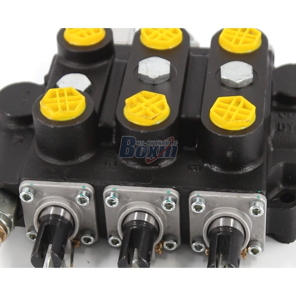 RD5300NPT-QTW-2OT Manual 3 Spool Hydraulic Control Valve for Heavy Machinery detail image