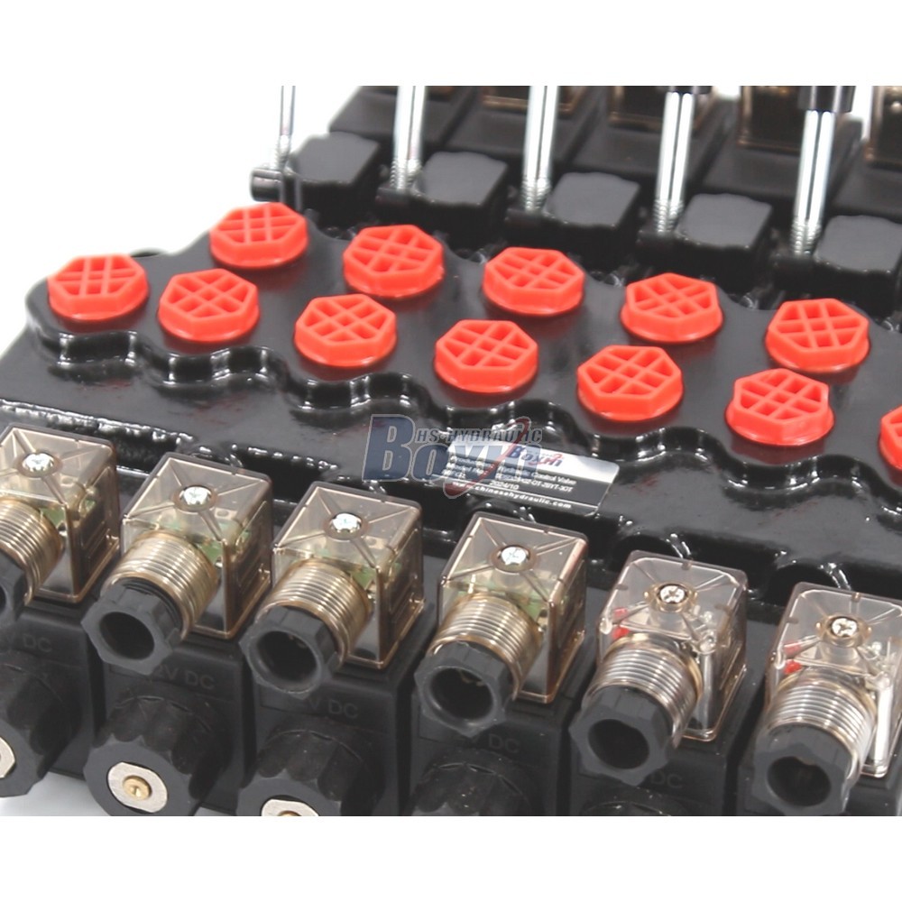 China Manufacturer Supply SD5-PG2 Solenoid 6 Spool Directional Valve detail image