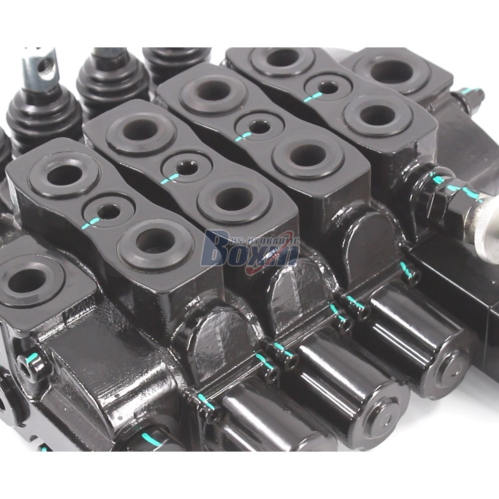 Factory Wholesale SD8-OTAMW Manual 4 Spool Sectional Directional Valve detail image