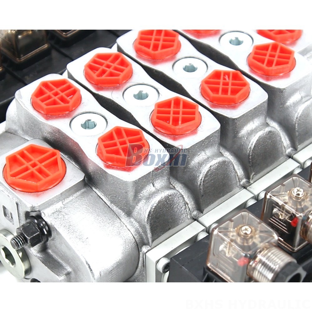 SD8 Solenoid 4-Spool Valve: OEM & ODM Services Available, Customized Hydraulic Solutions detail image