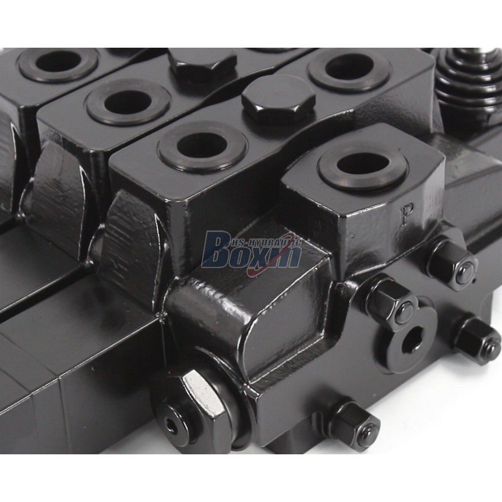 Reliable SDS180Q Pneumatic Manual 3 Spool Directional Valve for Hydraulic Applications detail image