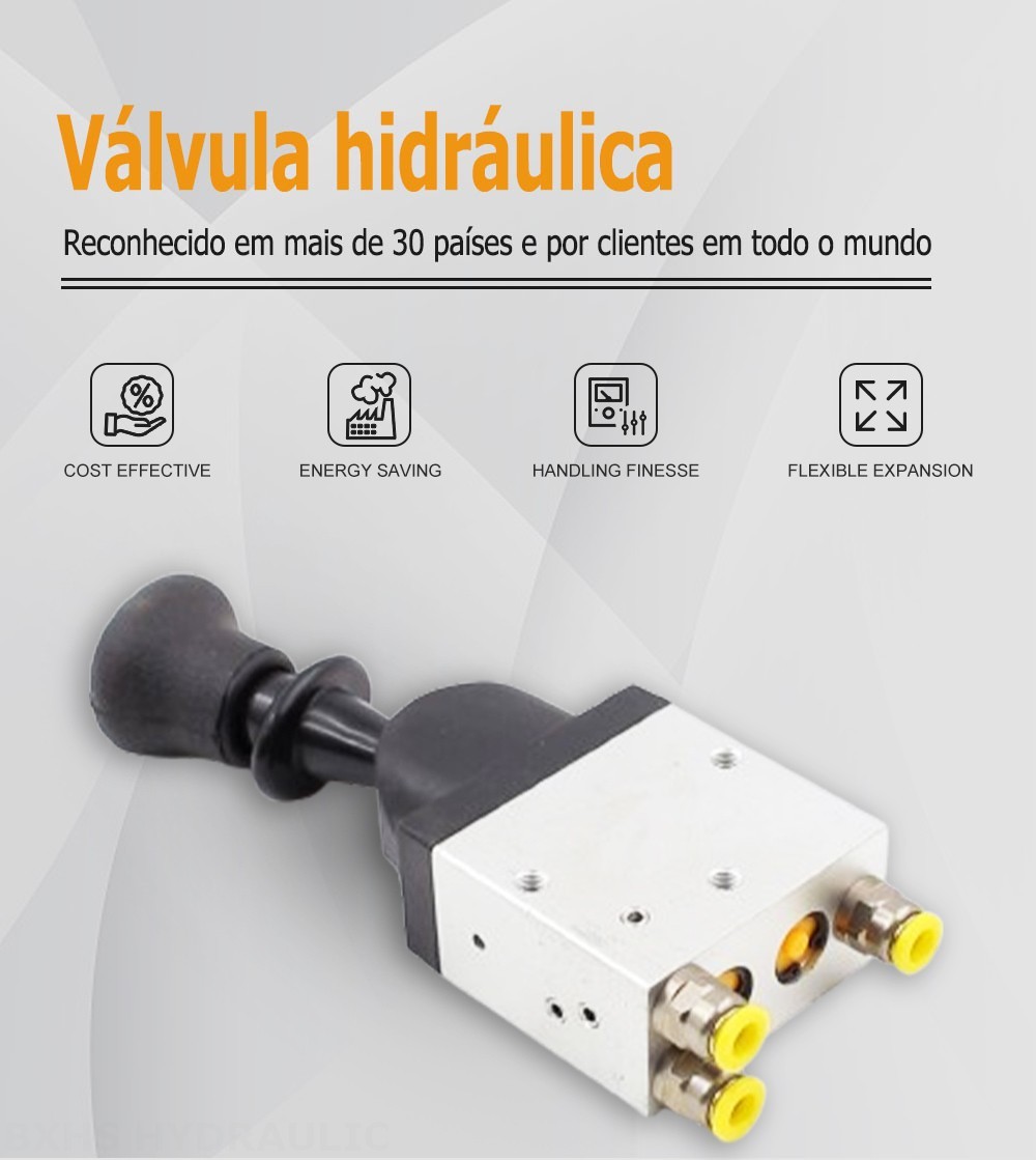 BKQF34B-C Pneumático 1 carretel Válvula de Controle Pneumática