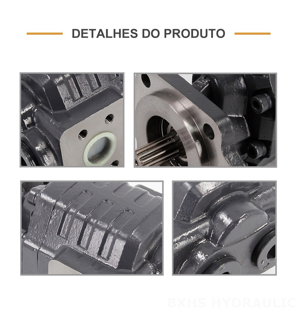 CBHC-2082 82 cc/rev 28 MPa (4061 psi) Bomba de engrenagem hidráulica