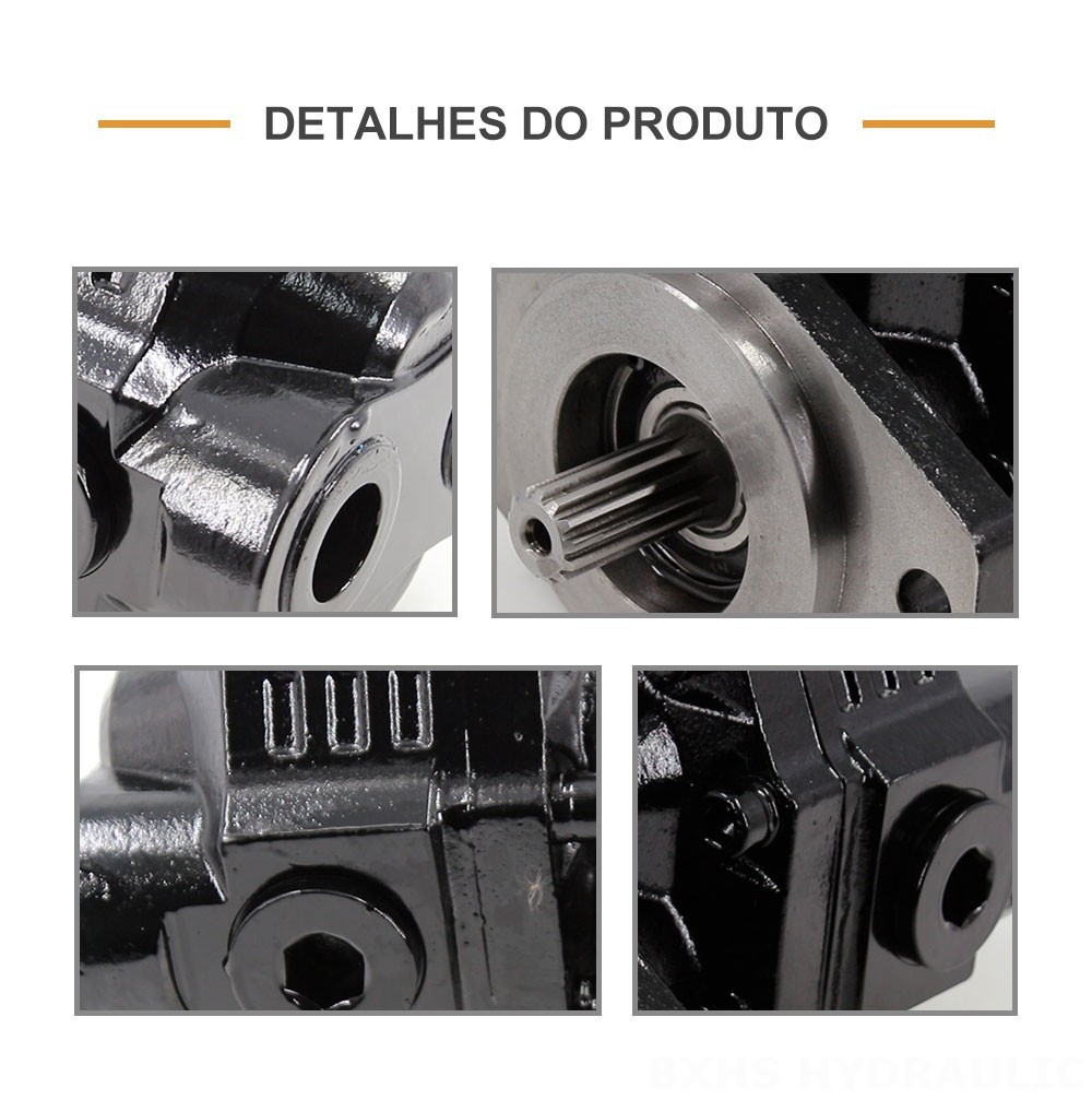 CBHL-2000 50 cc/rev Bomba de engrenagem hidráulica