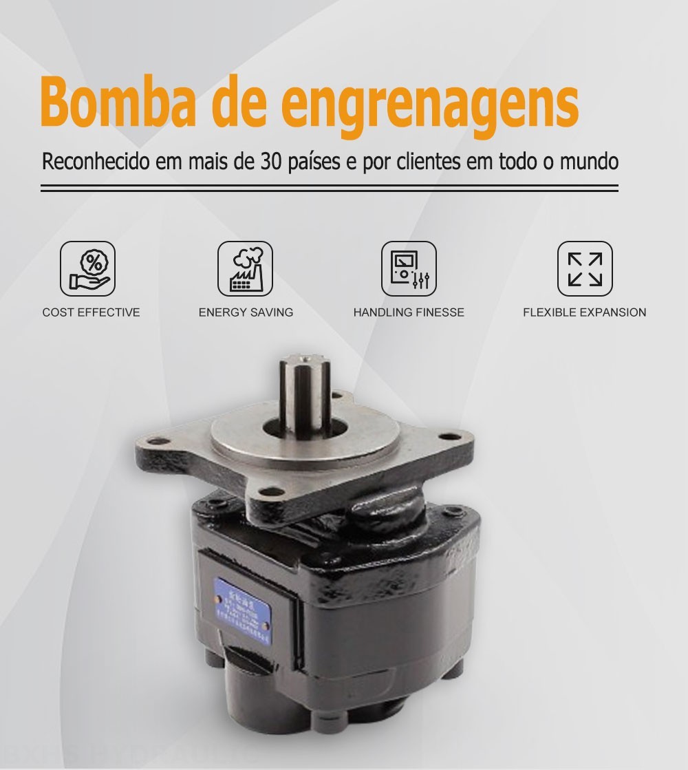 CBHS-F520R Deslocamento Bomba de engrenagem hidráulica