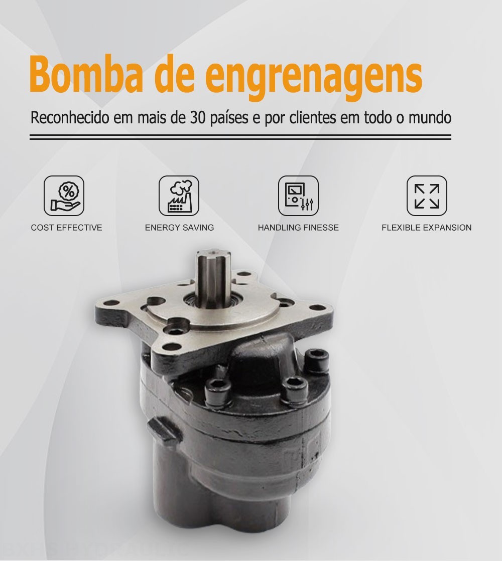 CBHS-F532 32 cc/rev Bomba de engrenagem hidráulica