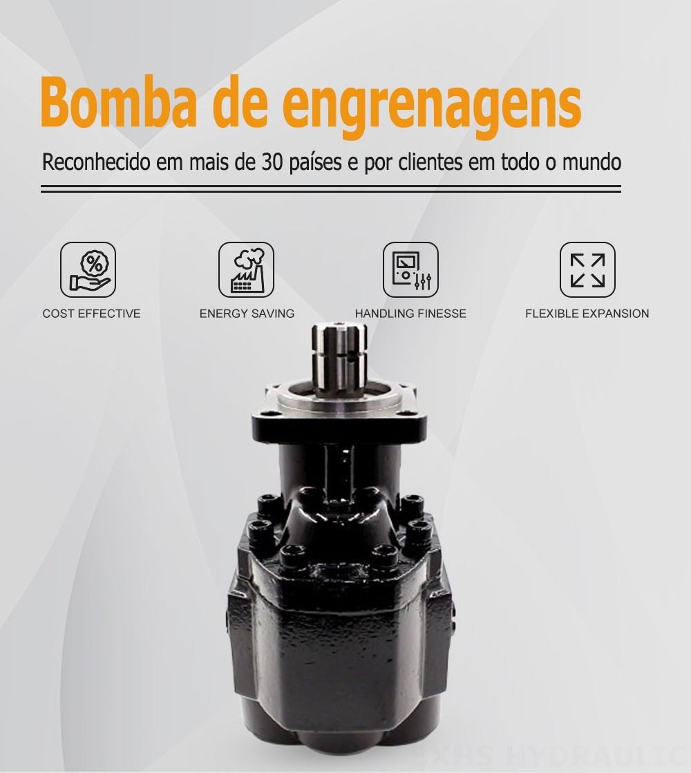 CBHST1-ISO-120 Deslocamento Bomba de engrenagem hidráulica