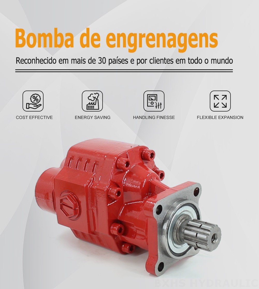 CBHST1-ISO-63-X 63 cc/rev Bomba de engrenagem hidráulica