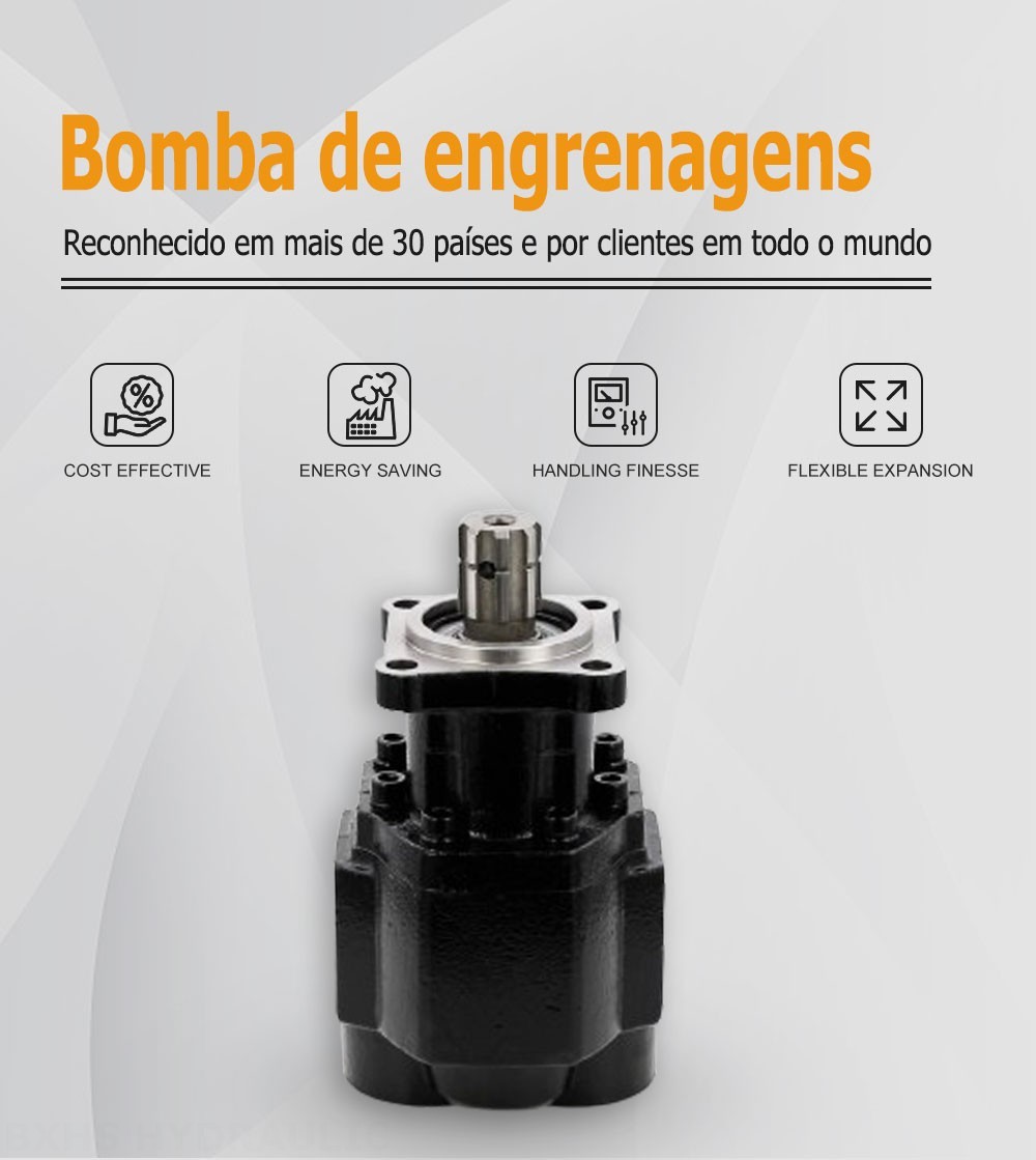 CBHST1-ISO-63  63 cc/rev Bomba de engrenagem hidráulica