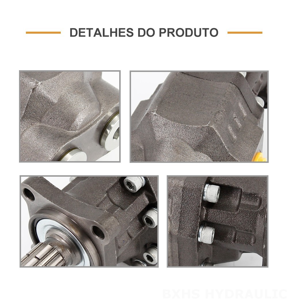 CBHW-ISO-100-Y 100 cc/rev 22 MPa (3190 psi) Bomba de engrenagem hidráulica