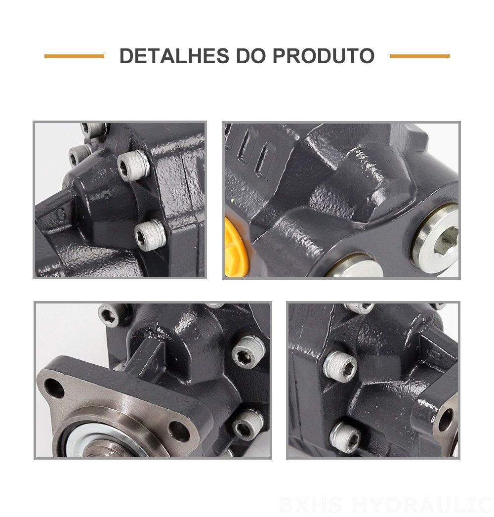 CBHW-ISO-80-H 80 cc/rev 22 MPa (3190 psi) Bomba de engrenagem hidráulica