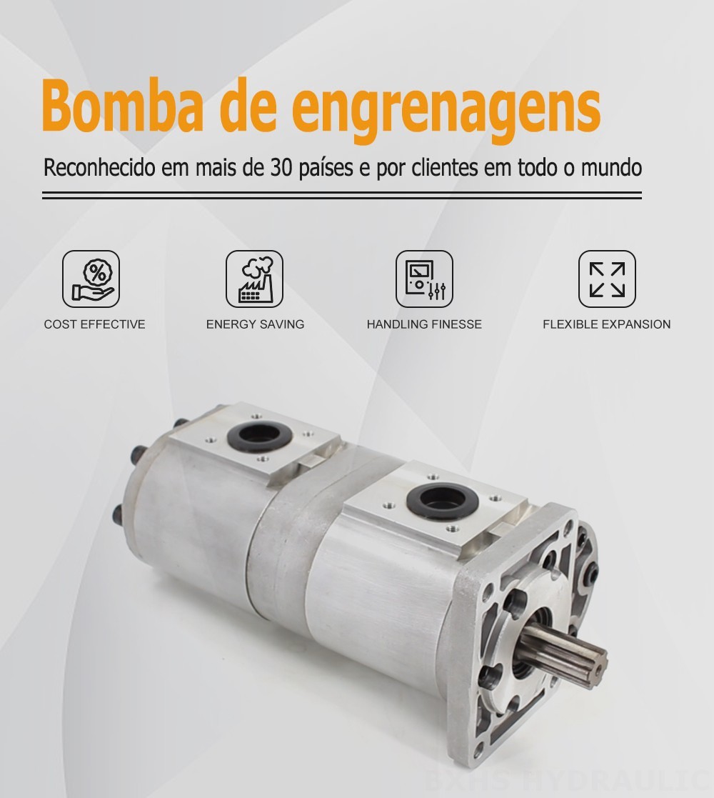 CBN-F540 40 cc/rev Bomba de engrenagem hidráulica