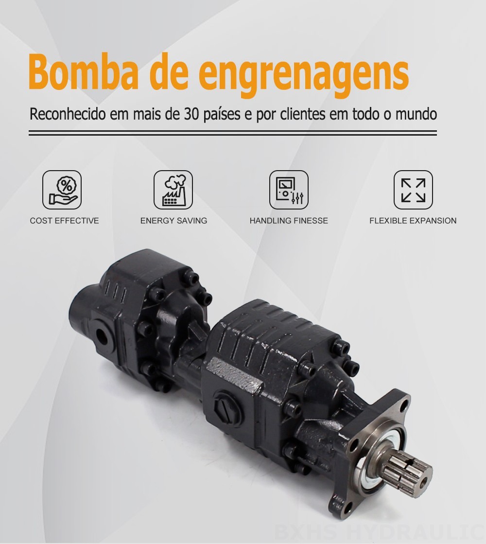 CBSL-2063-2040 63 cc/rev 20 MPa (2900 psi) Bomba de engrenagem hidráulica
