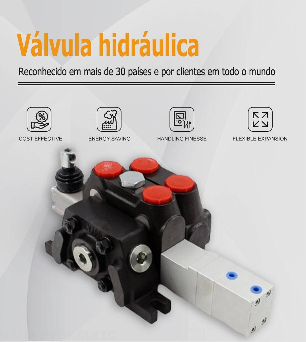 DCV100 Pneumático 1 carretel Válvula direcional seccional