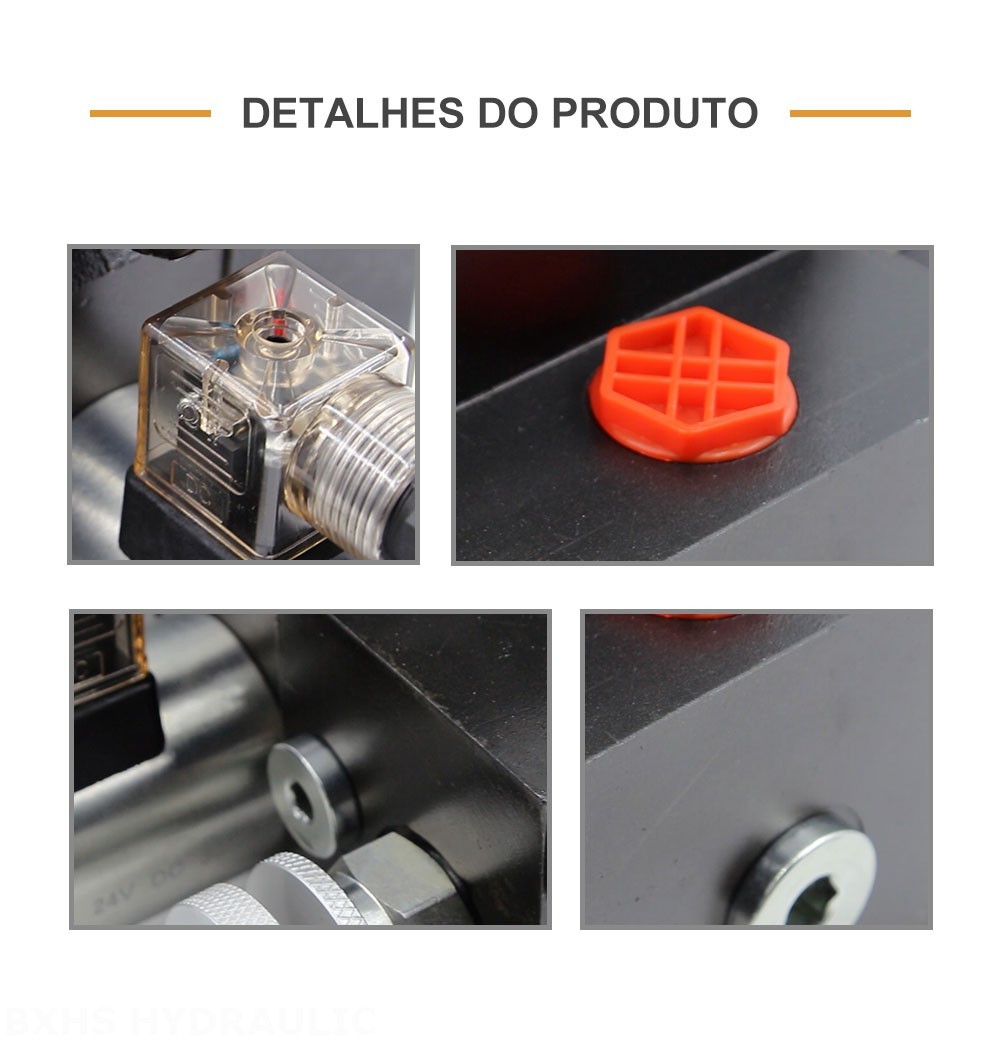 DCV58F Solenoide 1 carretel Válvula direcional seccional