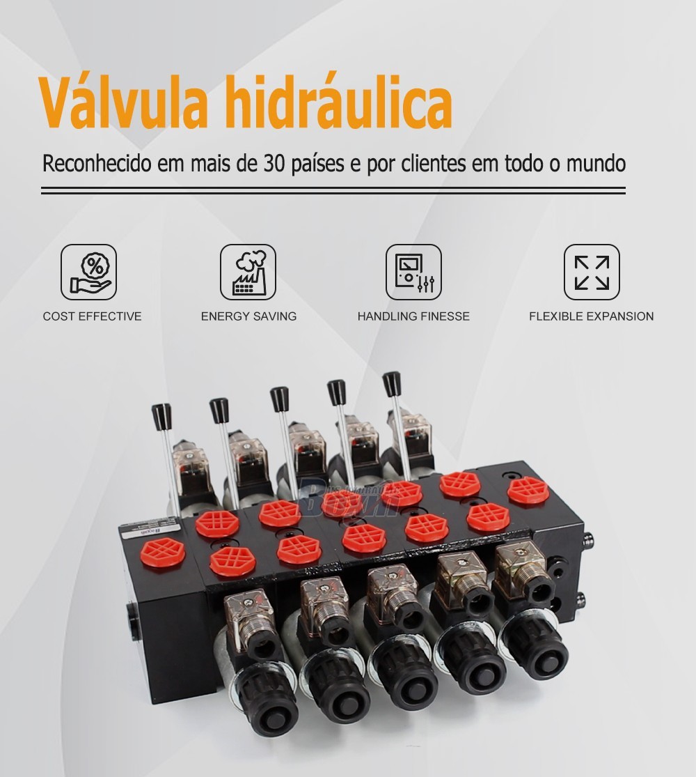 DCV58 Manual and Solenoid Hydraulic Directional Valve