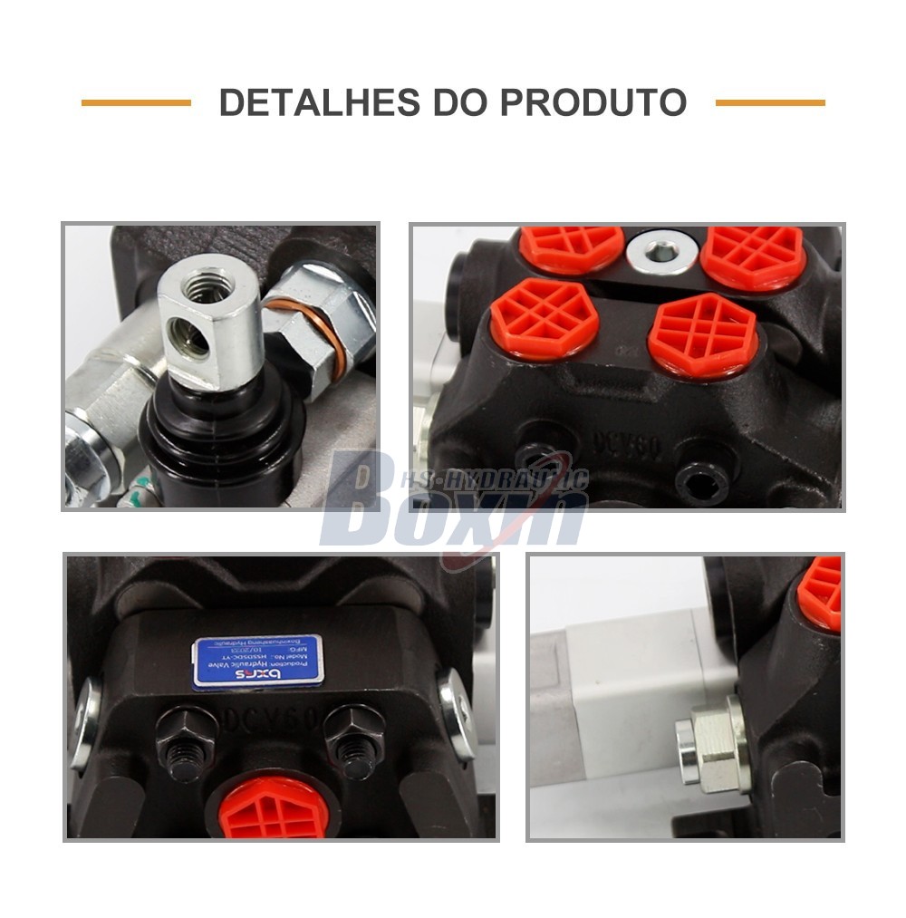 DCV60-JZTAW-J Manual 1 Spool Sectional Directional Valve