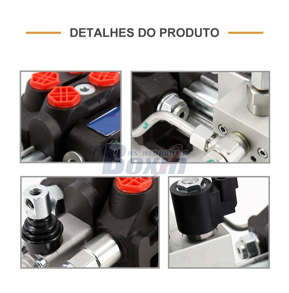 1 Spool DCV60 Electro-hydraulic Sectional Valve for Mobile Hydraulics