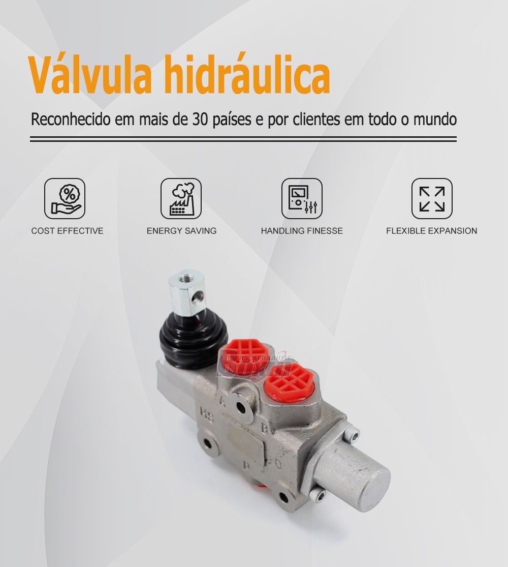 Industrial DF5-DKL 1 Spool Multi-Way Manual Flow Control Valve