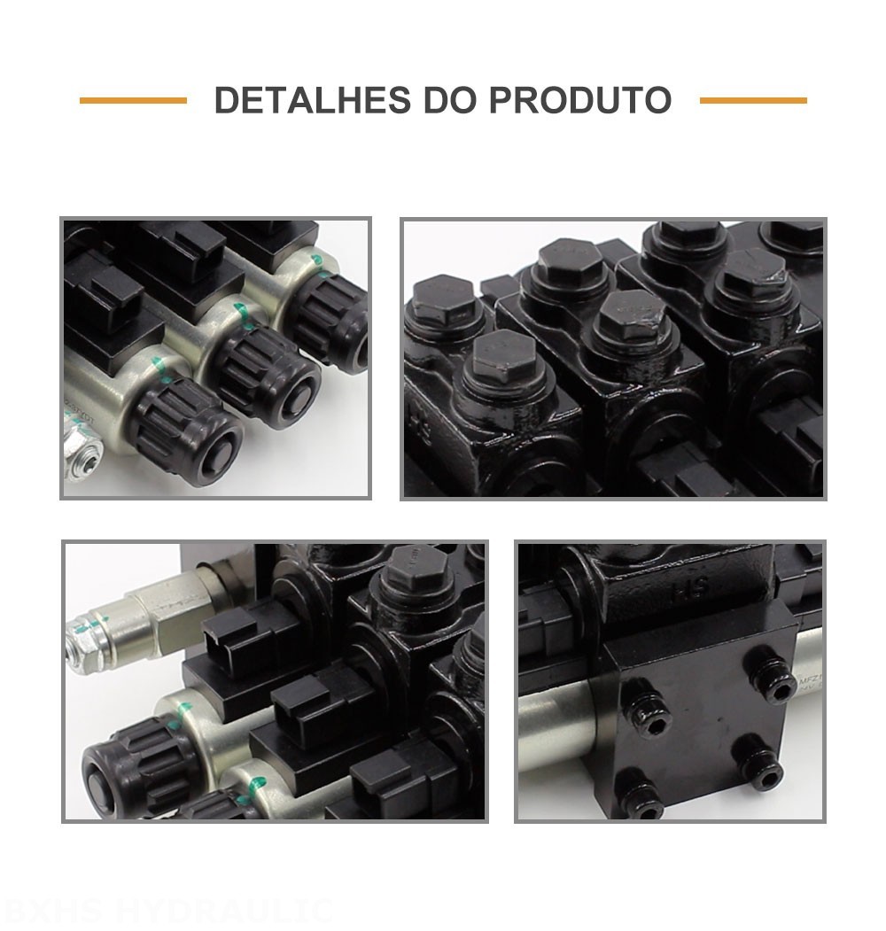 HDCF50 Solenoide 3 carretéis Válvula de controle solenóide