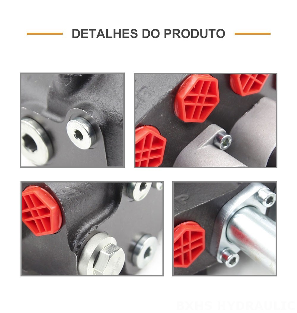 HSDM90B Cabo 2 carretéis Válvula Direcional Monobloco