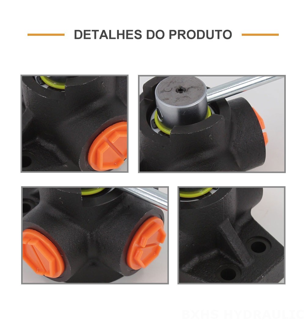 HSDV33 Manual 1 carretel Válvula desviadora de fluxo