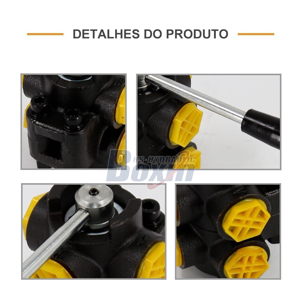 Factory Price HSDV33-2 Manual 2 Spool Flow Diverter Valve Source