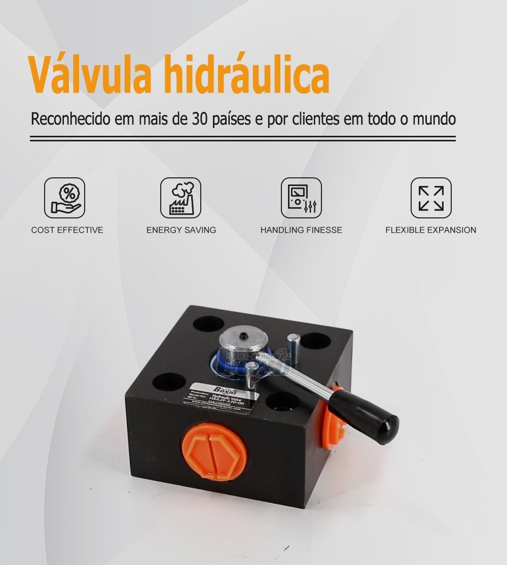 HSJLZF-120 Series Monoblock Directional Control Valve 1 Spool Manual Type