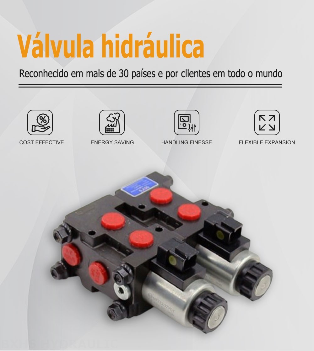 HSV06 Solenoide 2 carretéis Válvula desviadora de fluxo