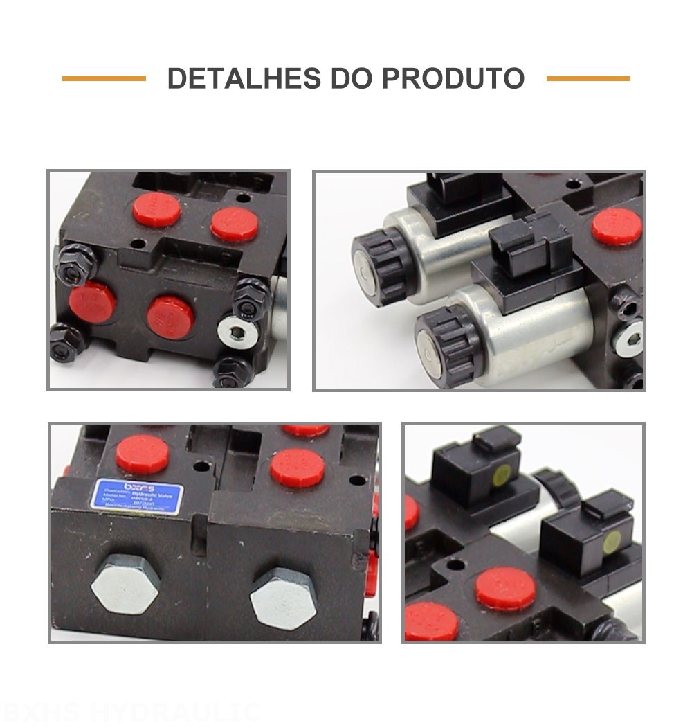 HSV06 Solenoide 2 carretéis Válvula desviadora de fluxo