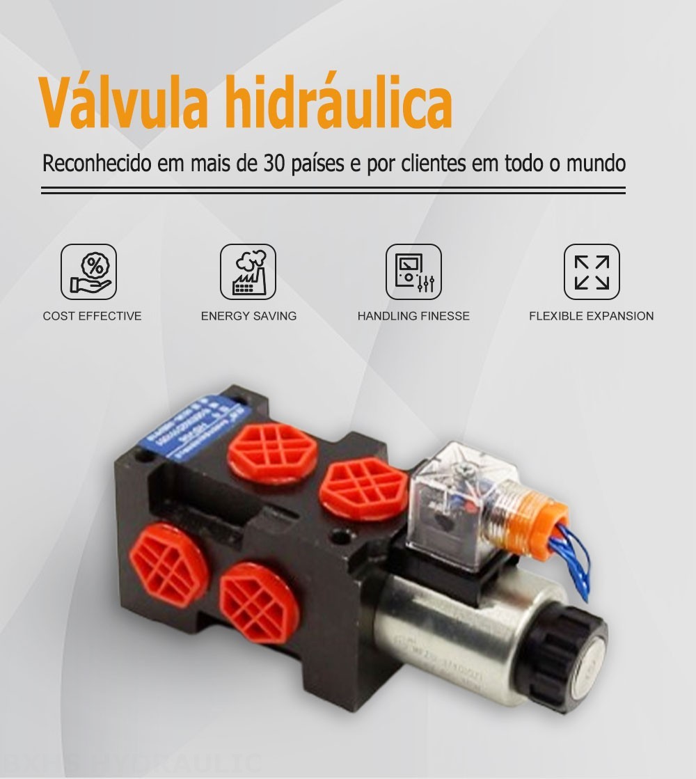 HSV06 Solenoide 1 carretel Válvula desviadora de fluxo