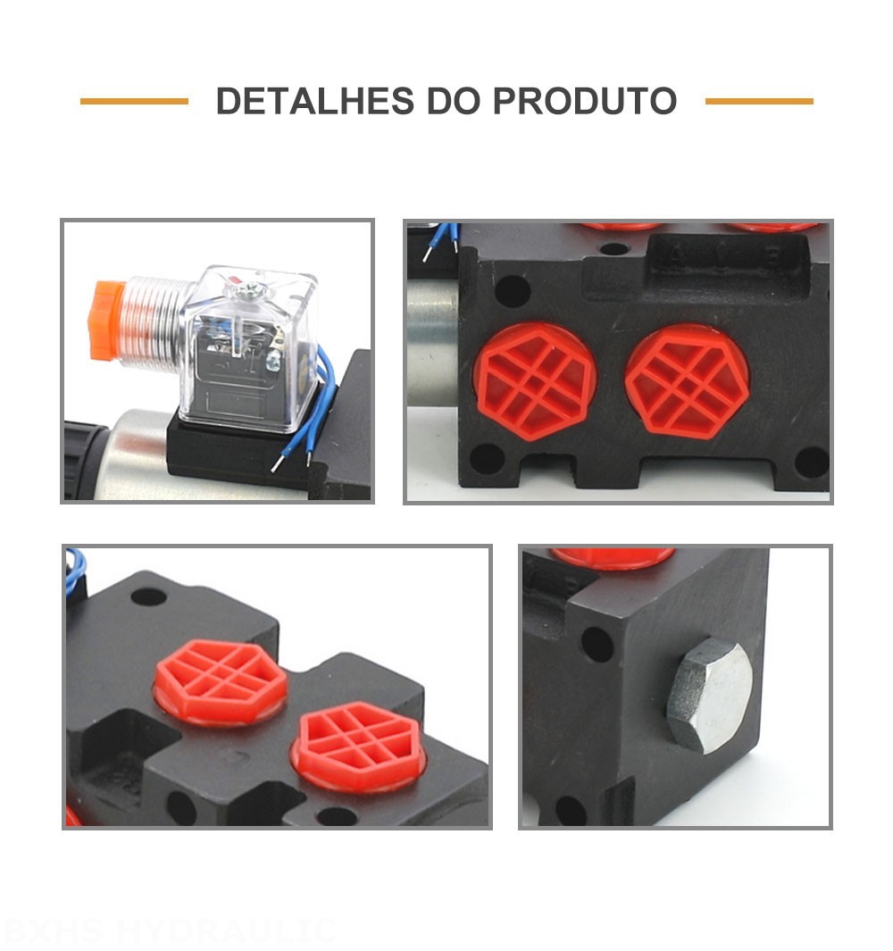 HSV06 Solenoide 1 carretel Válvula desviadora de fluxo