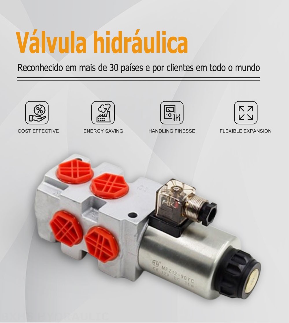 HSV09-DKL Solenoide 1 carretel Válvula desviadora de fluxo