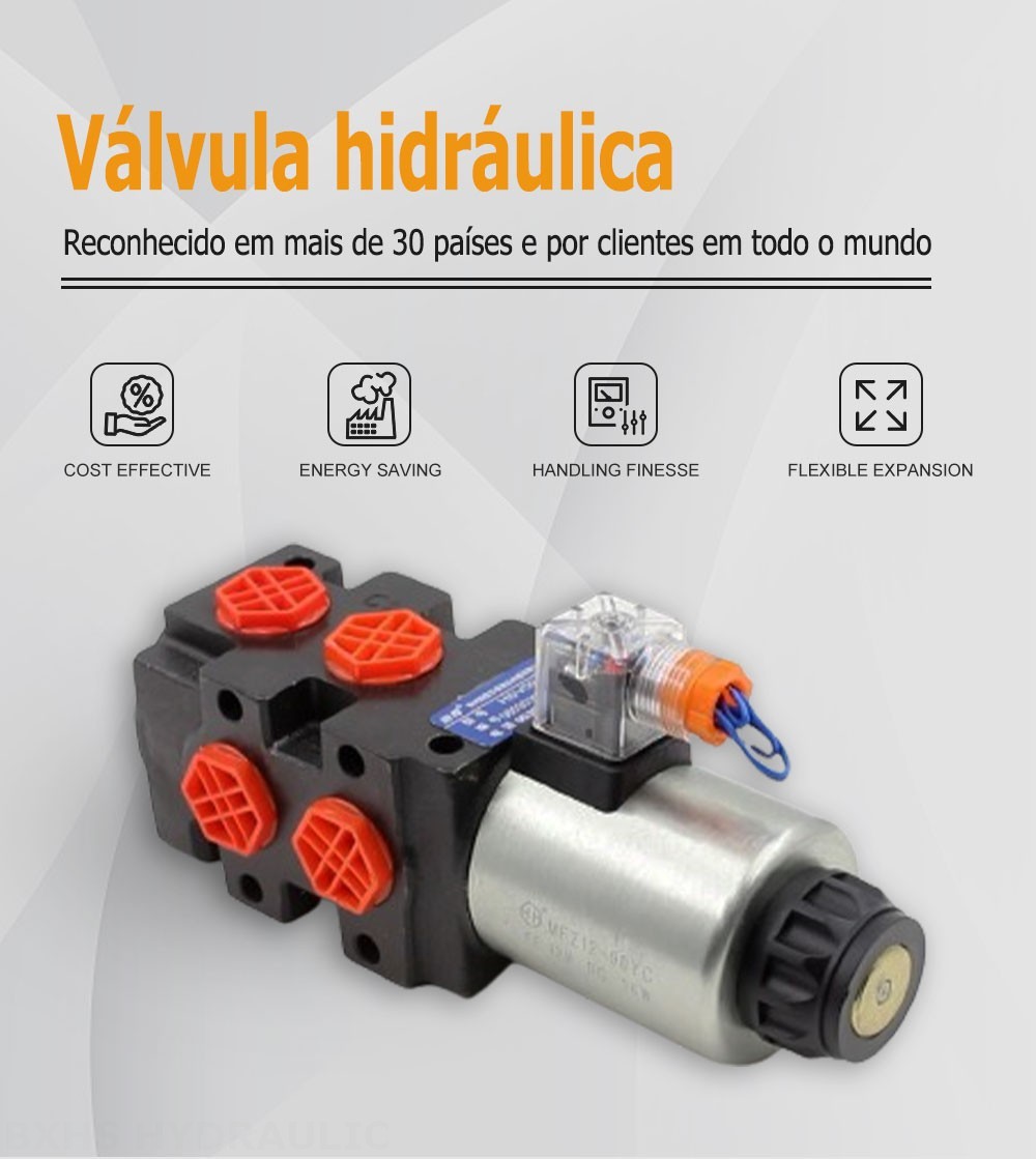 HSV09 Solenoide 1 carretel Válvula desviadora de fluxo