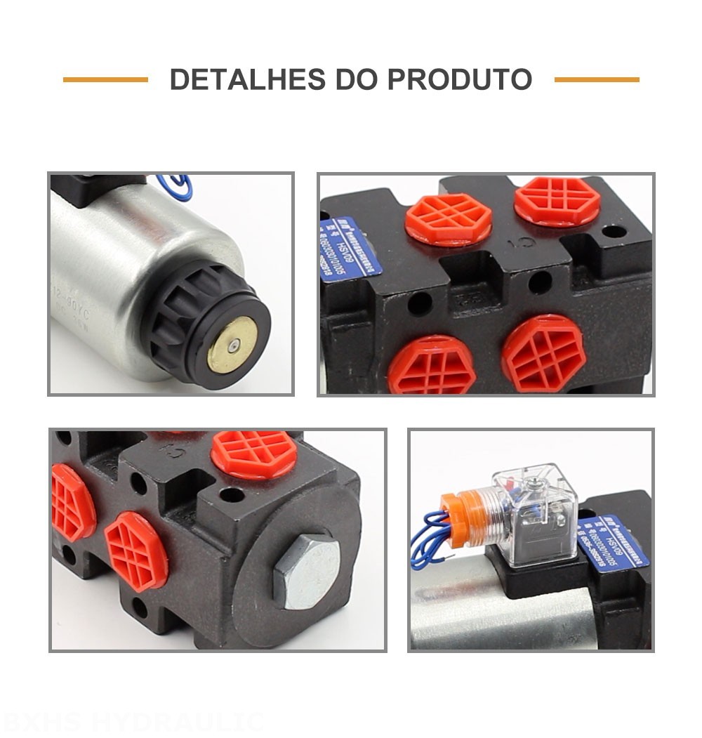 HSV09 Solenoide 1 carretel Válvula desviadora de fluxo