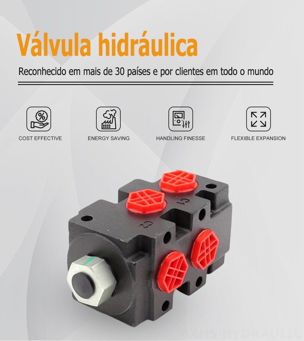 HSV9YK-1LF Hidráulico 1 carretel Válvula desviadora de fluxo