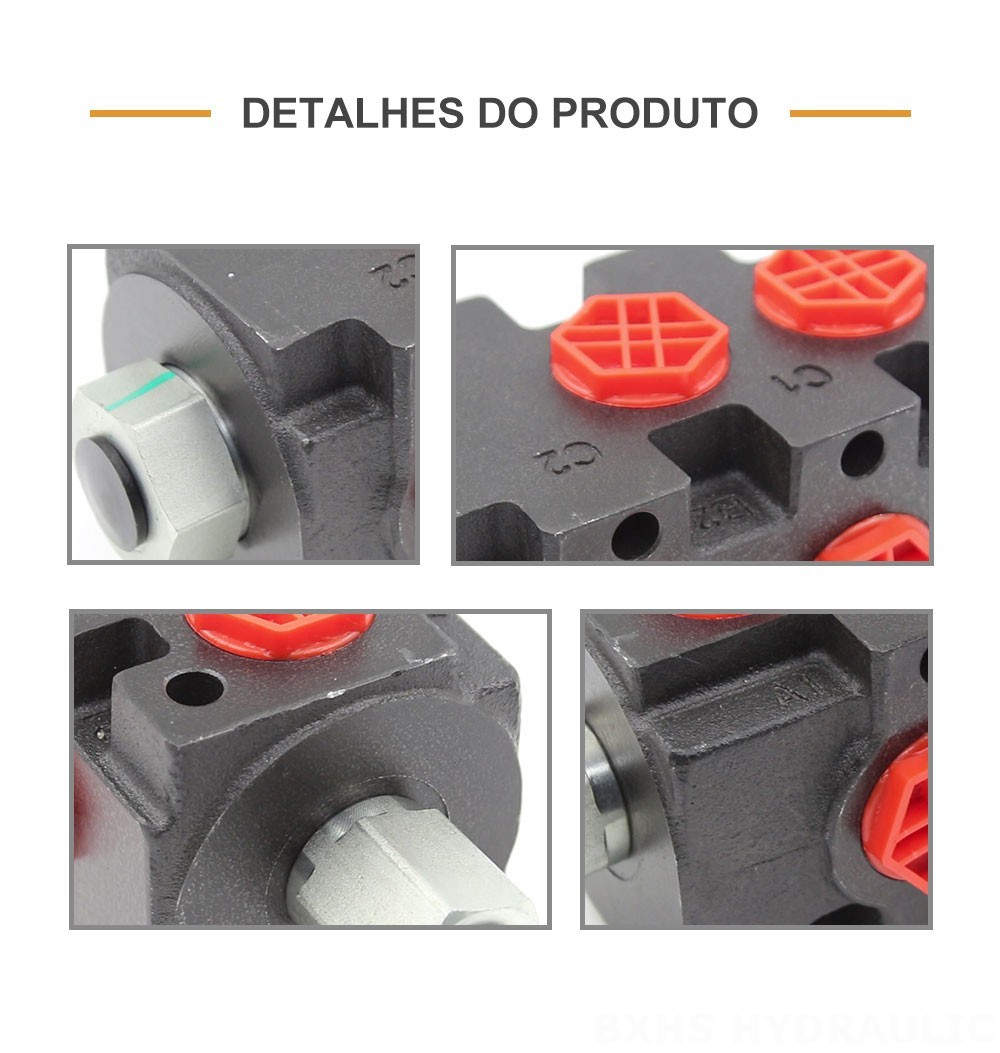 HSV9YK-1LF Hidráulico 1 carretel Válvula desviadora de fluxo